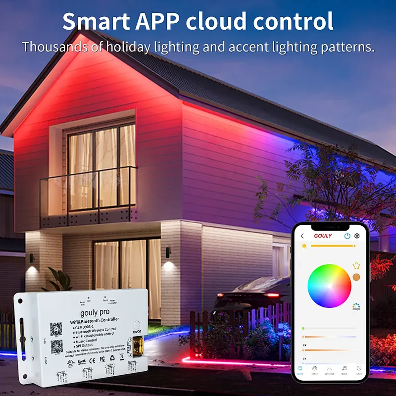 DC48V Smart RGBW Ip68 LED Strip Light